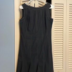 Sleeveless denim dress